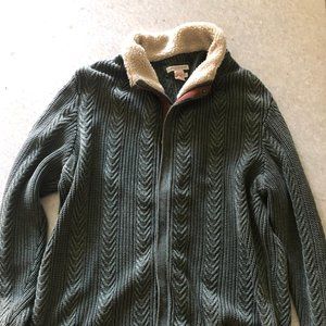 Carbon 2 Cobalt Timberline Cardigan Sweater XL